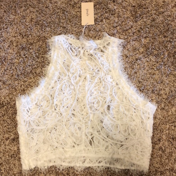 Apeach lace top - Picture 3 of 6